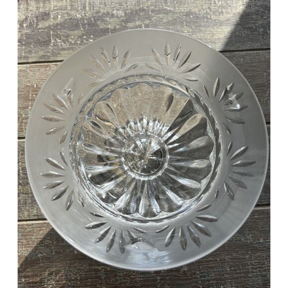 Cristal D'Arques Crystal Serving Bowl Carthage Vintage Candy Dish 6” Tall France - Picture 13 of 14